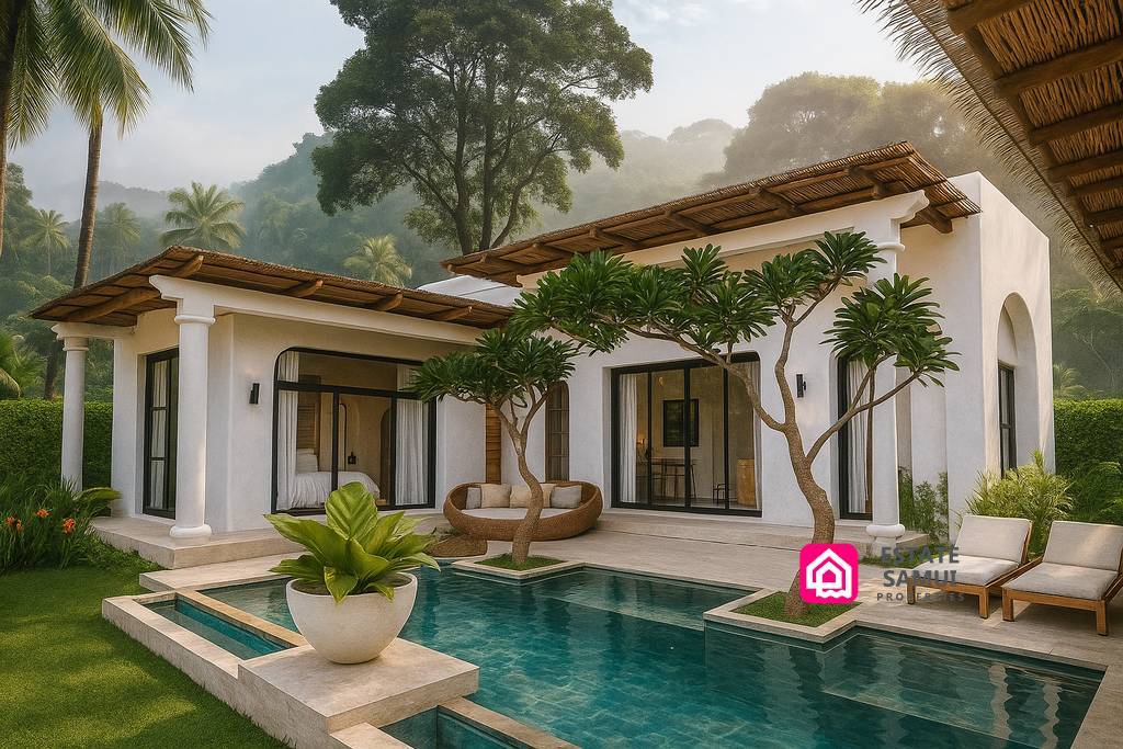 Boho Style Pool Villas
