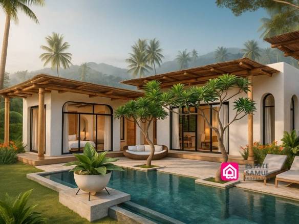 Boho Style Pool Villas