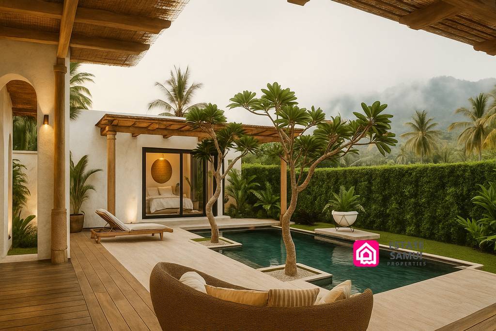 Boho Style Pool Villas