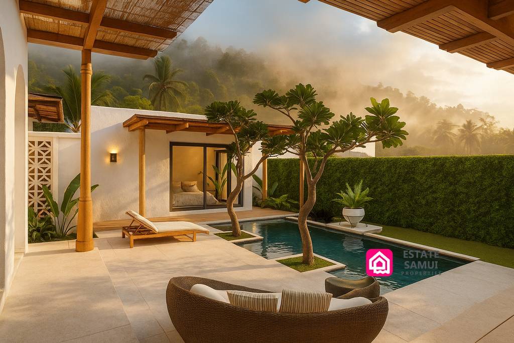 Boho Style Pool Villas