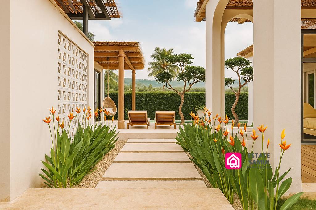 Boho Style Pool Villas