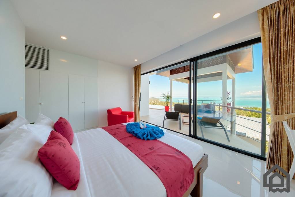 Sea View Modern Maenam Villa For Sale, Koh Samui