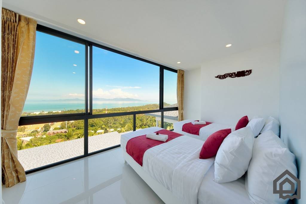 Sea View Modern Maenam Villa For Sale, Koh Samui