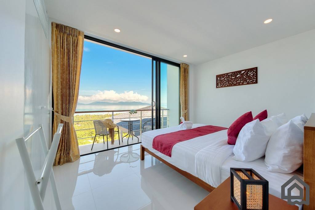 Sea View Modern Maenam Villa For Sale, Koh Samui