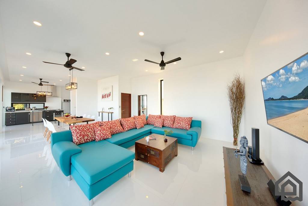 Sea View Modern Maenam Villa For Sale, Koh Samui