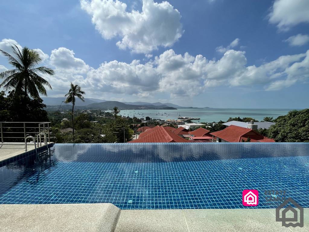 sea view pool apartment