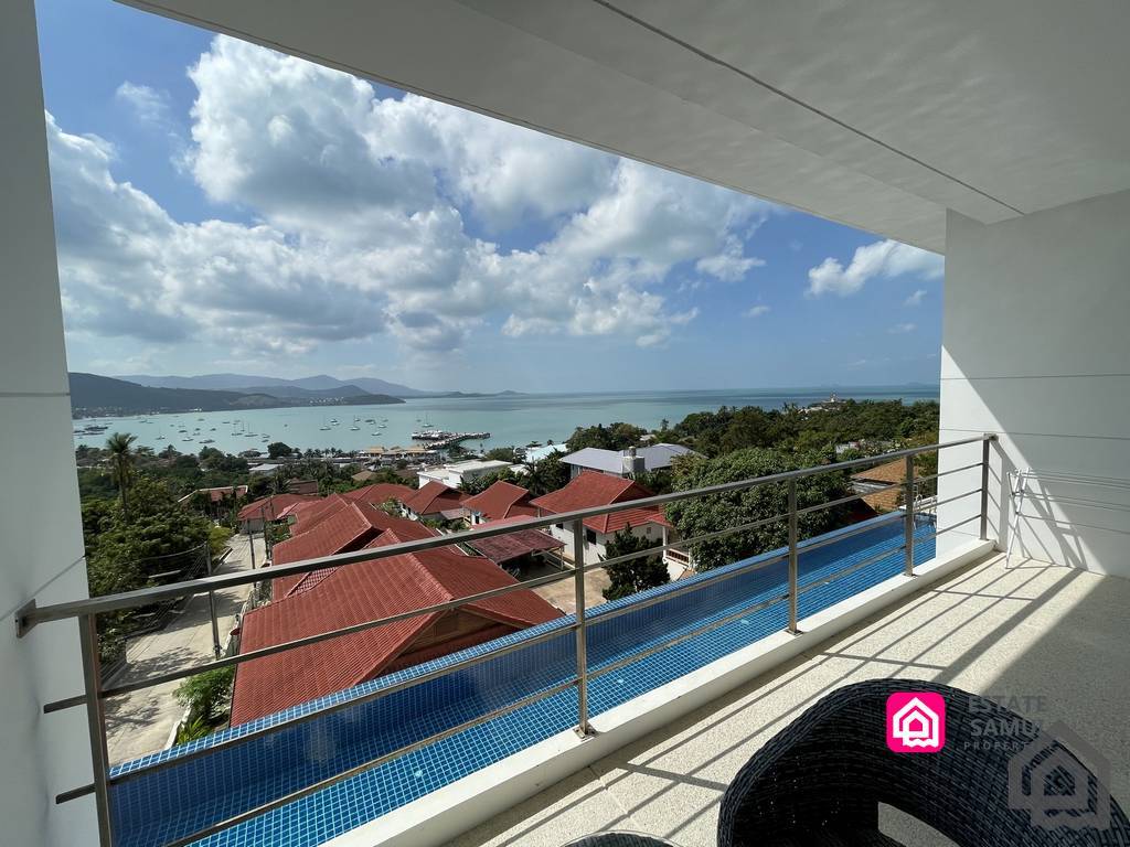 sea view pool apartment