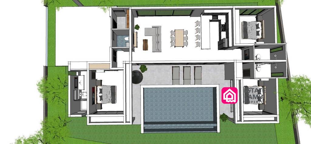 Bophut Garden Pool Villa