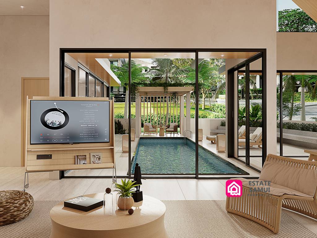 Contemporary Maenam Pool Villas