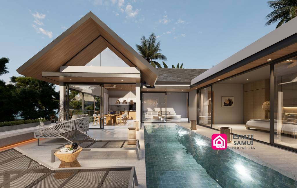 Contemporary Maenam Pool Villas