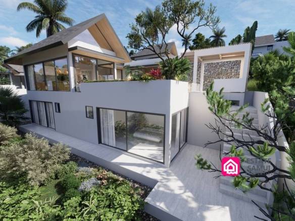 Contemporary Maenam Pool Villas