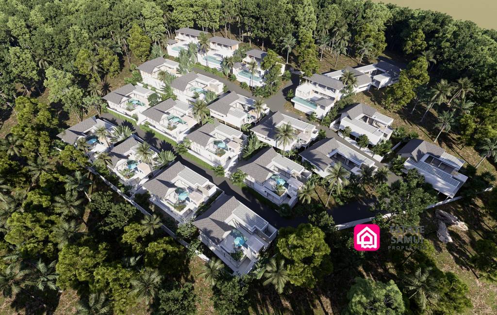 Contemporary Maenam Pool Villas