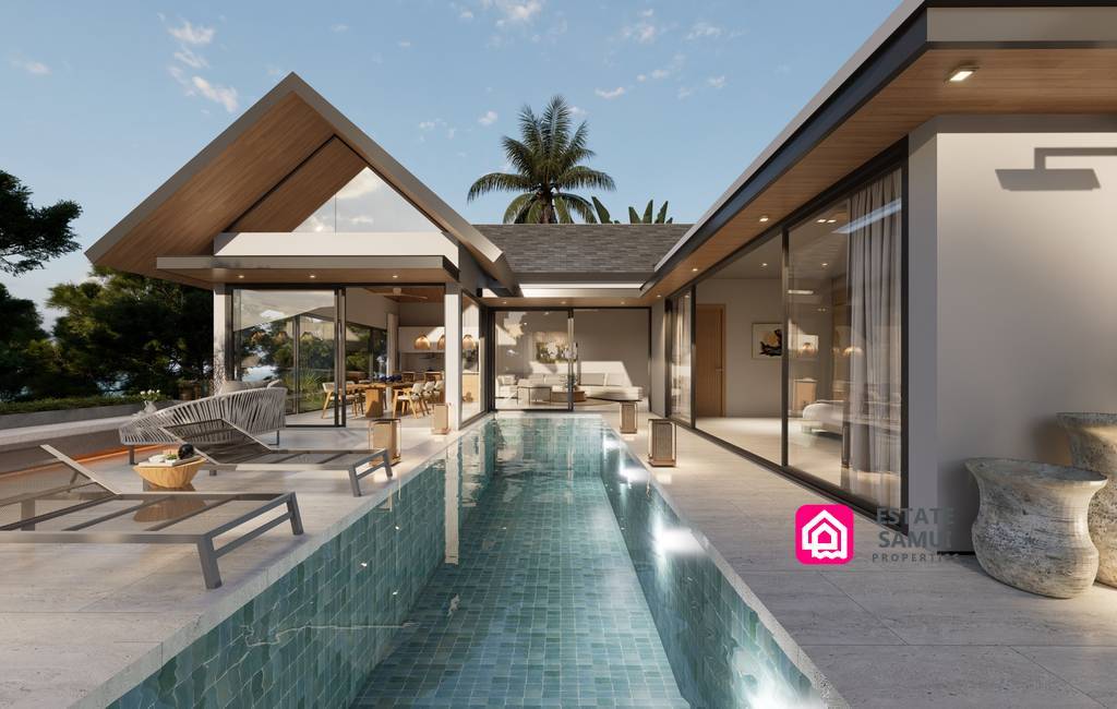 Contemporary Maenam Pool Villas