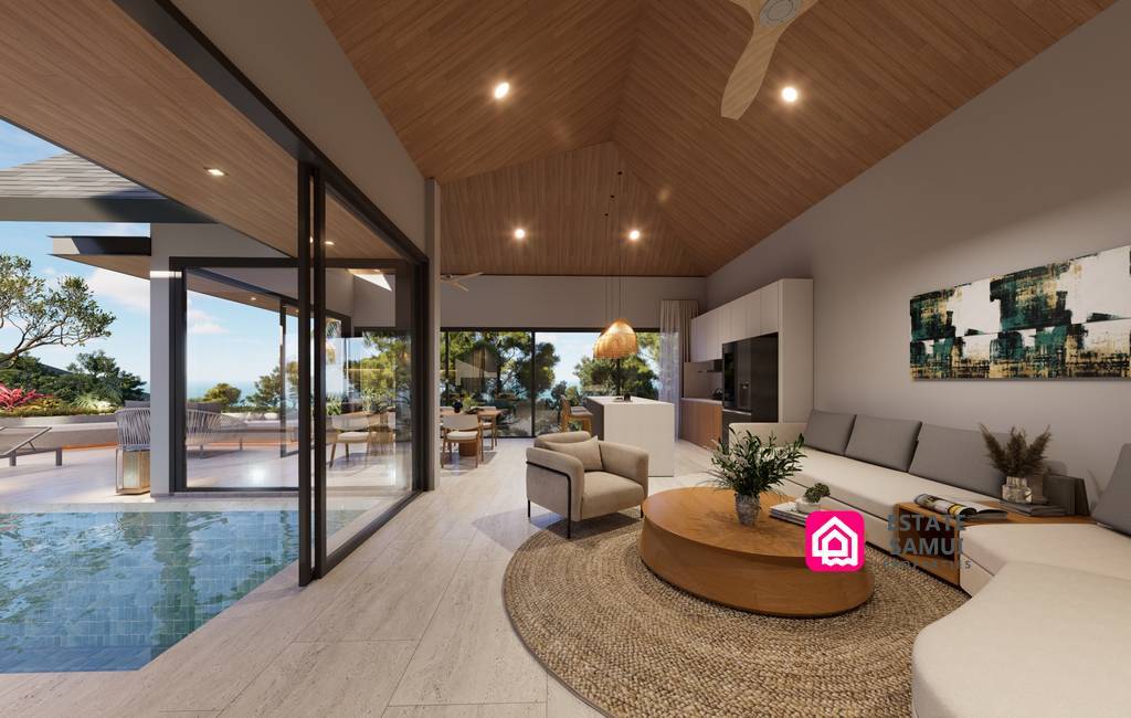 Contemporary Maenam Pool Villas