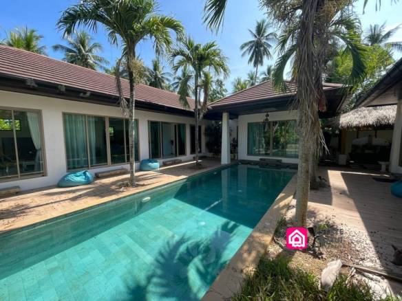 balinese pool villa for sale, koh samui