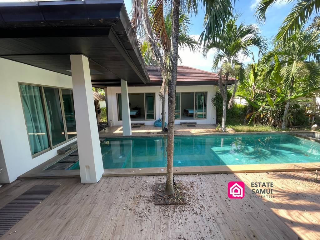 balinese pool villa for sale, koh samui