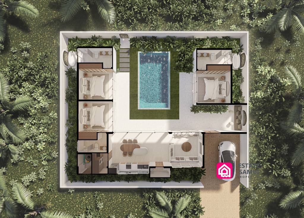 Balinese Baan Tai Villas