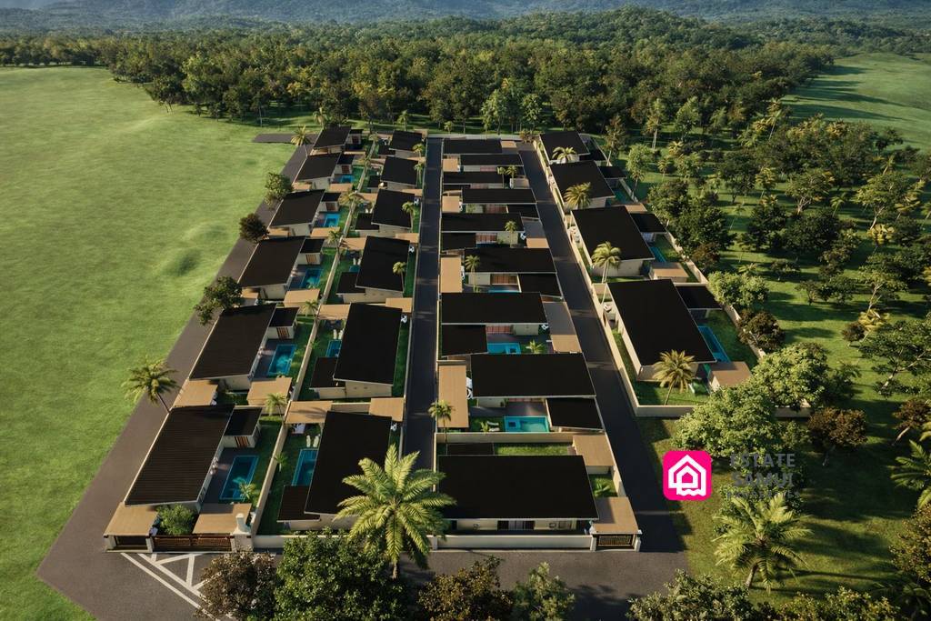 Modern maenam Villas