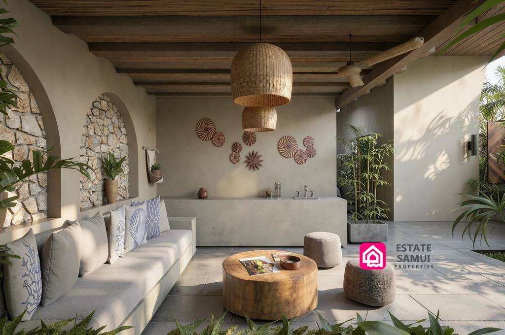 Modern maenam Villas