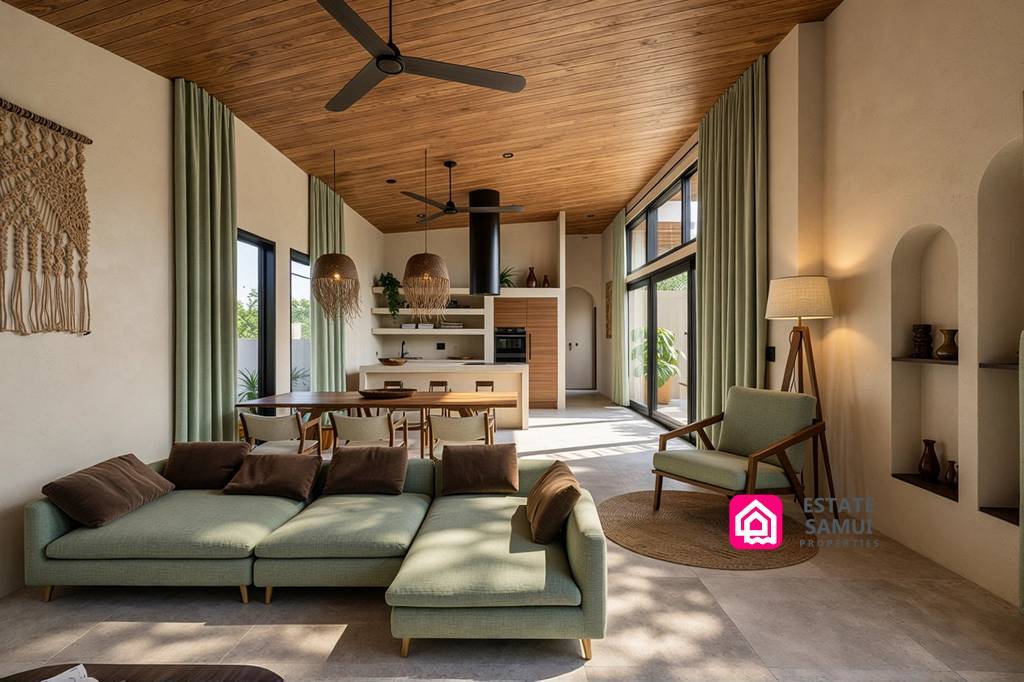 Modern maenam Villas