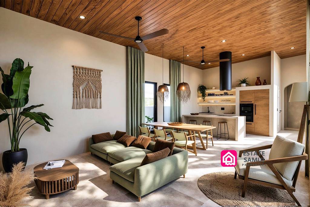 Modern maenam Villas