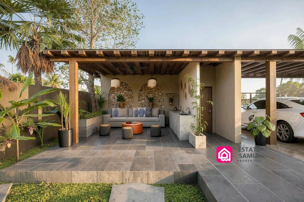 Modern maenam Villas