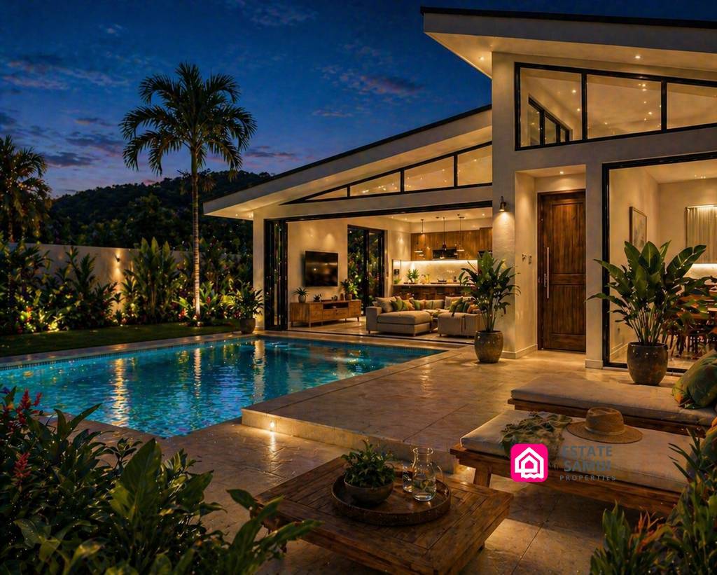 Green Grove Villa Estate – Modern 3 Bedroom Pool Villa in Koh Samui Greem Grove Villa Estate