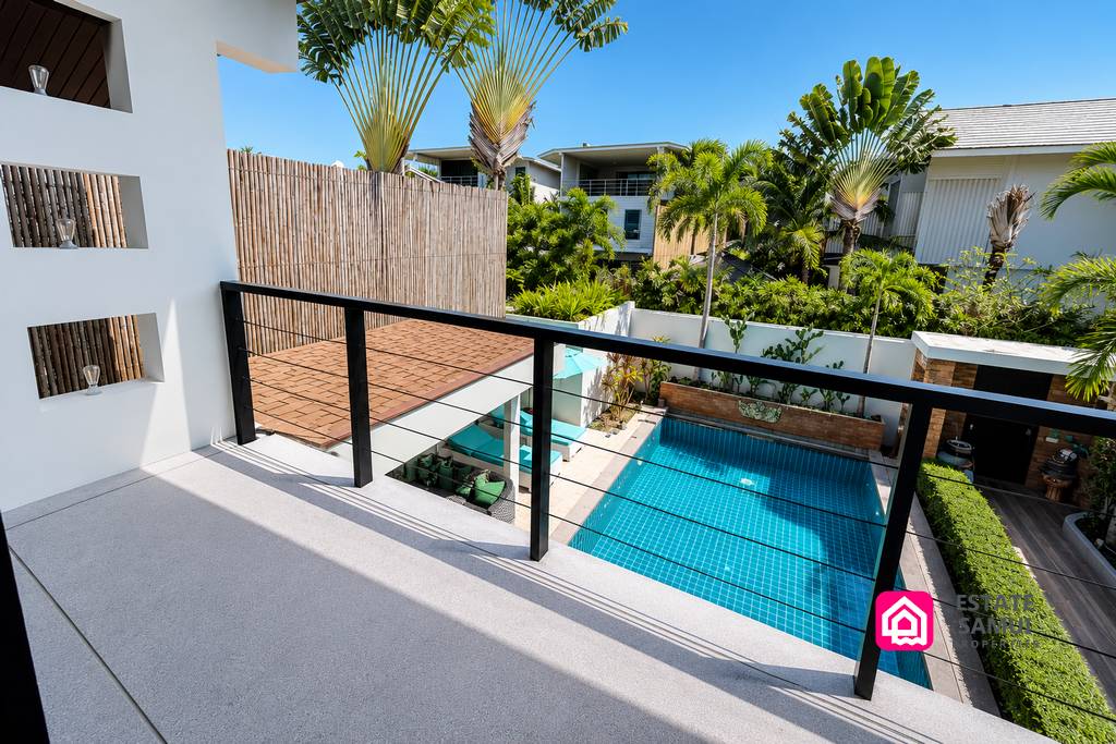 beachside pool villa, koh samui
