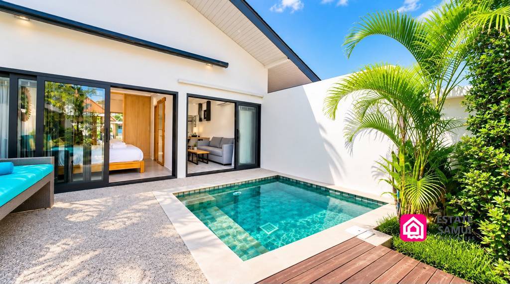 Modern exteriors with plenty of space for 2