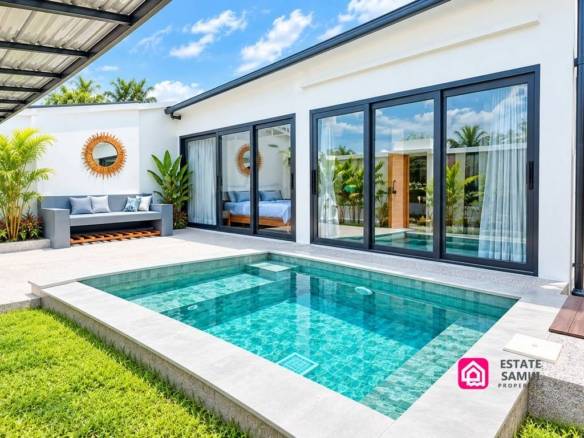 Humming Bird Boutique Villas have their own private garden space and plunge pool