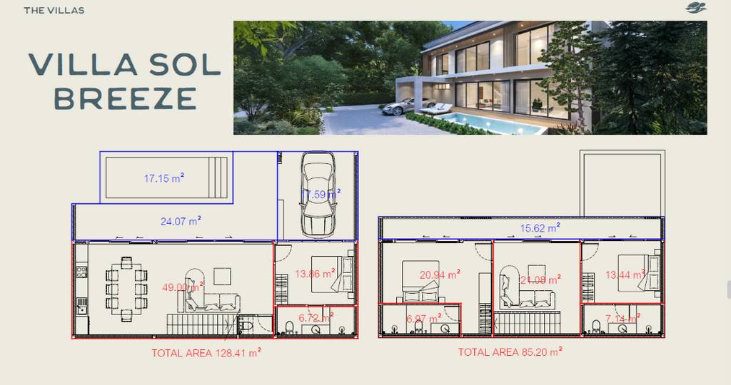 Villa Sol Breeze floorplan