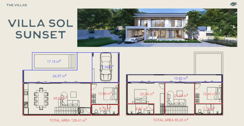Villa Sol Sunset floorplan
