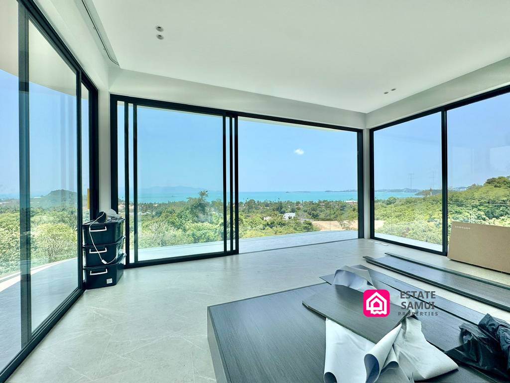 sea view contemporary villas for sale, koh samui