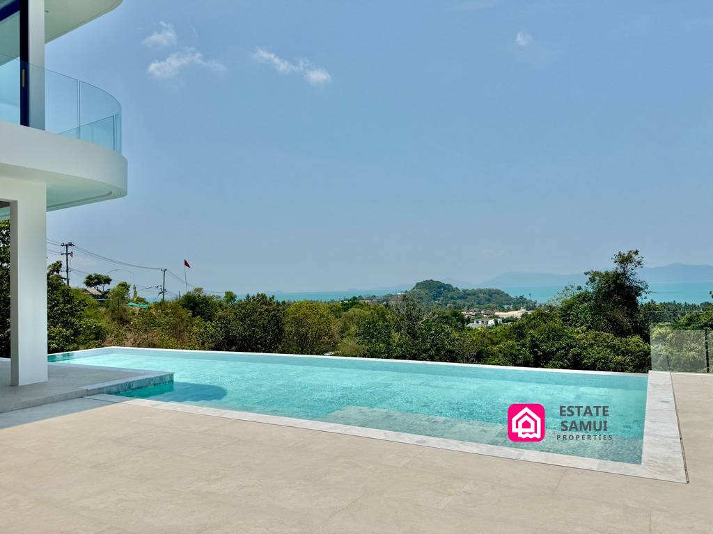 sea view contemporary villas for sale, koh samui