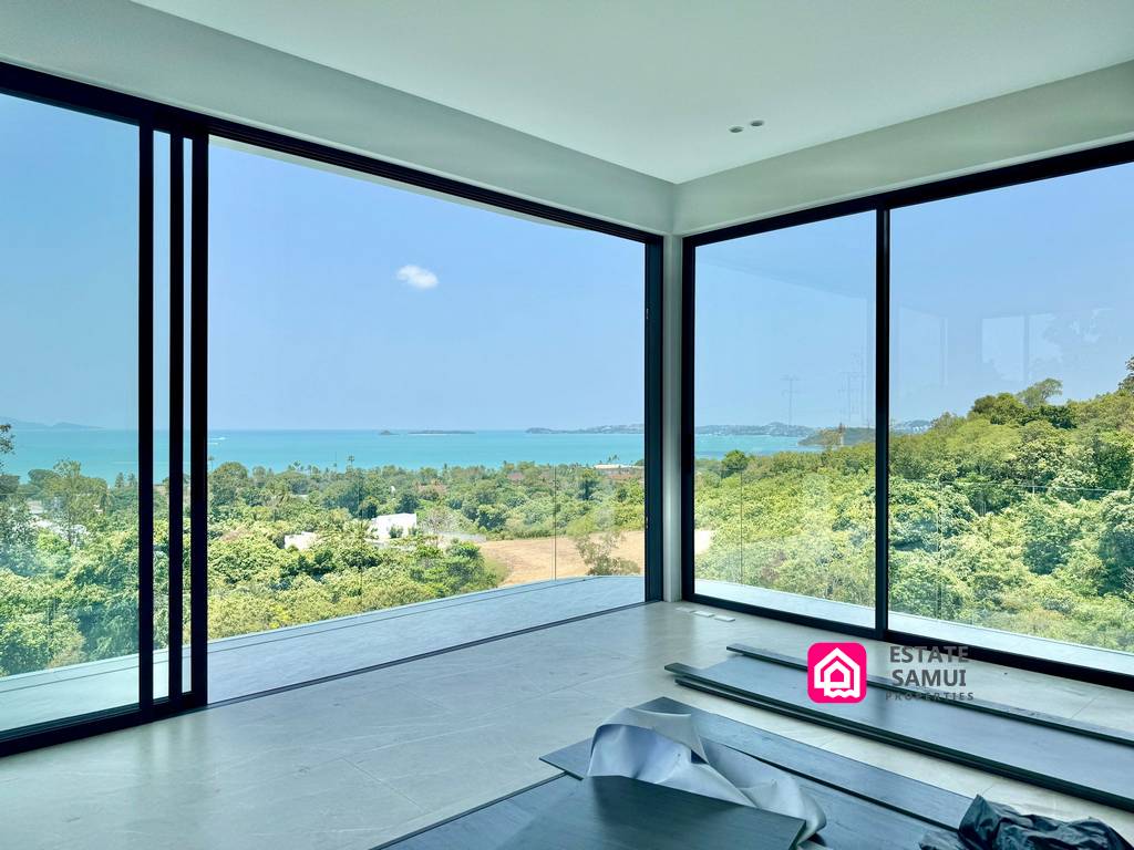 sea view contemporary villas for sale, koh samui