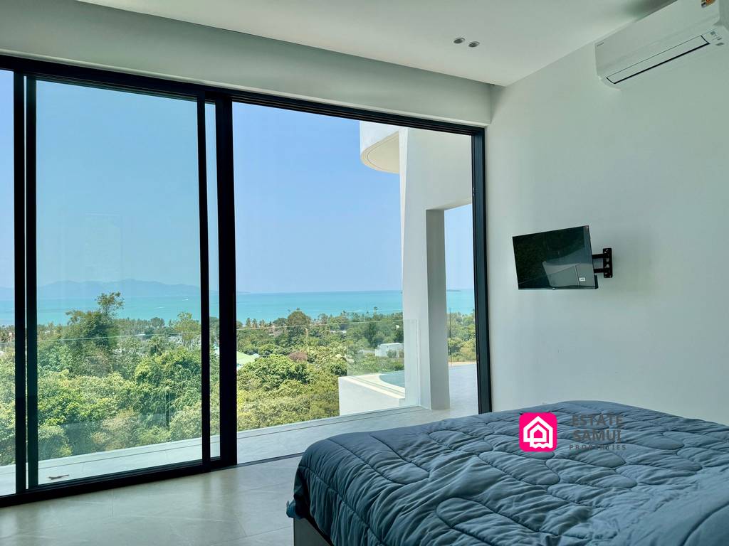 sea view contemporary villas for sale, koh samui