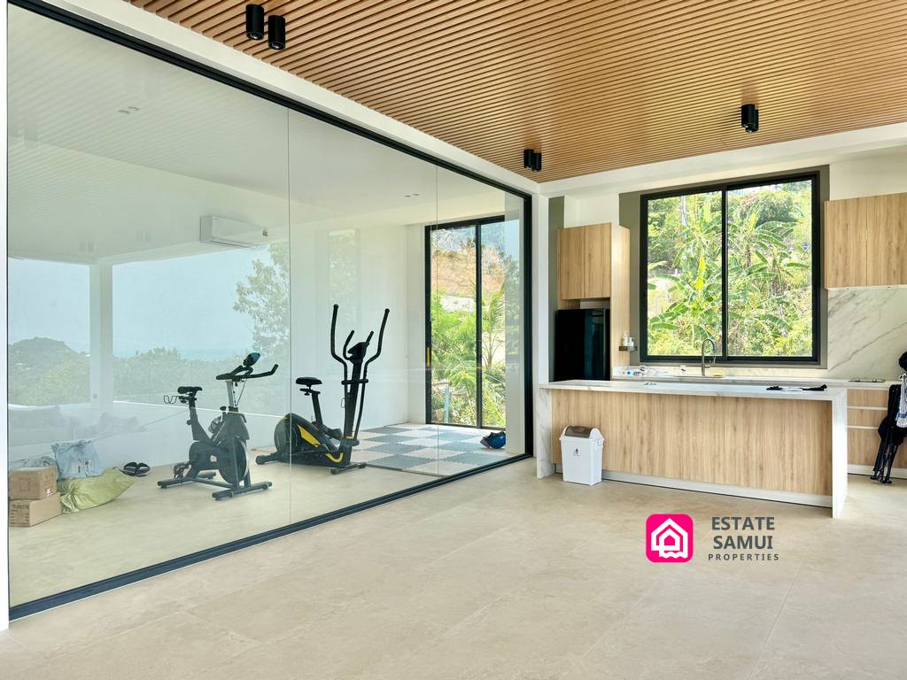sea view contemporary villas for sale, koh samui