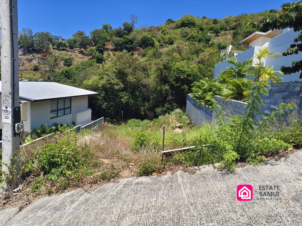 sea view bophut land for sale