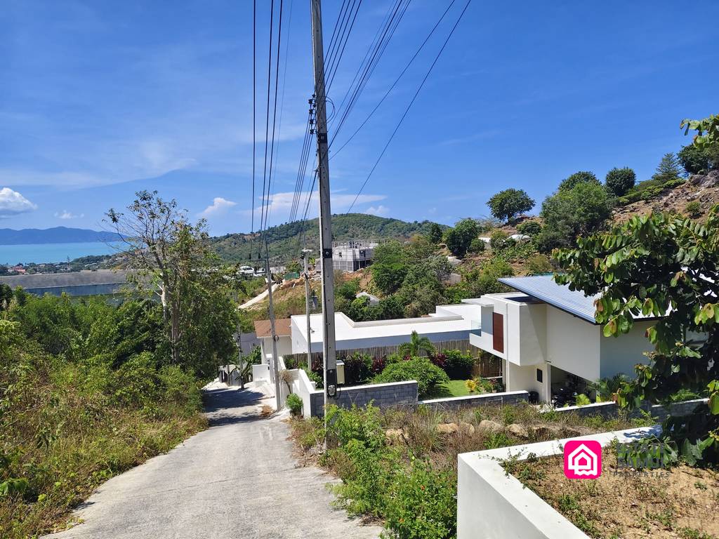 sea view bophut land for sale