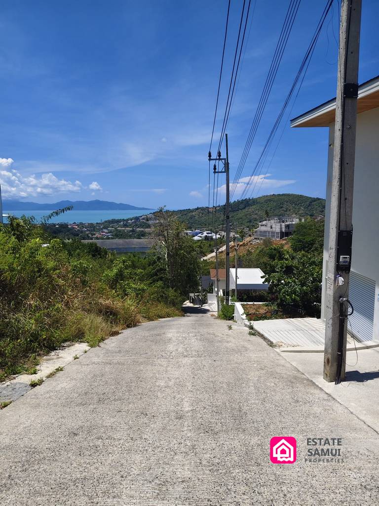 sea view bophut land for sale