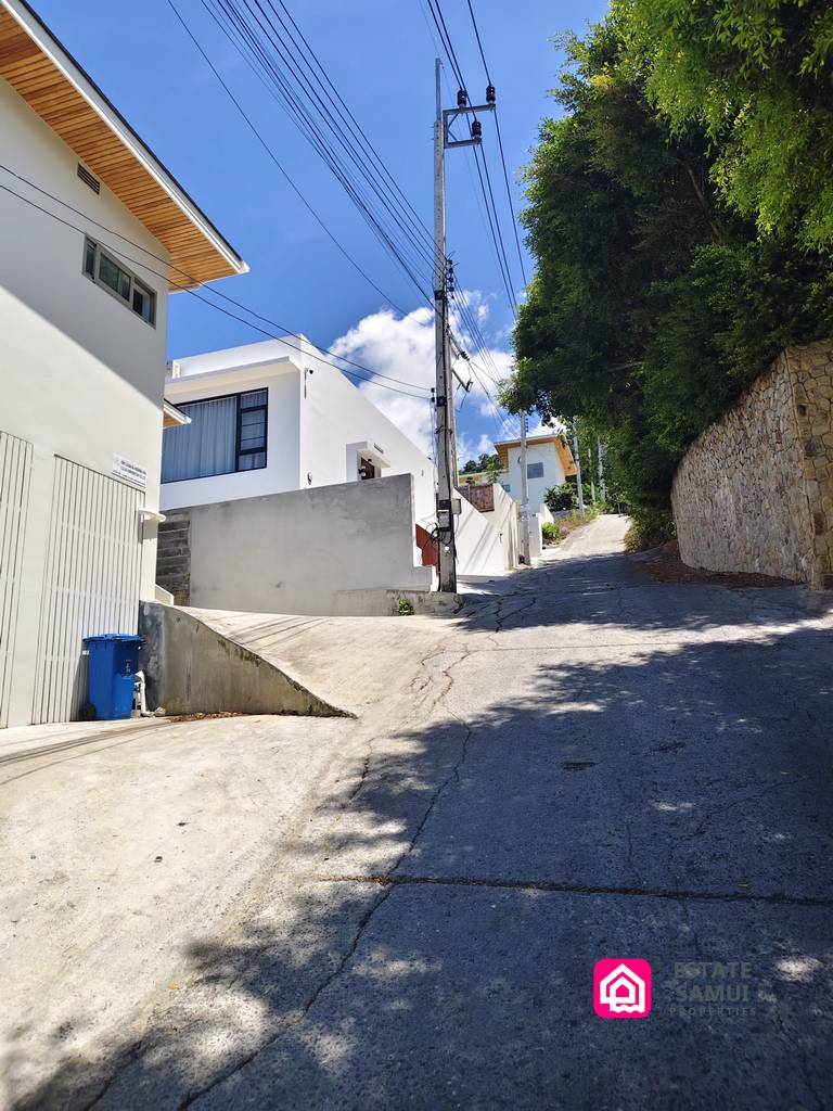 sea view bophut land for sale