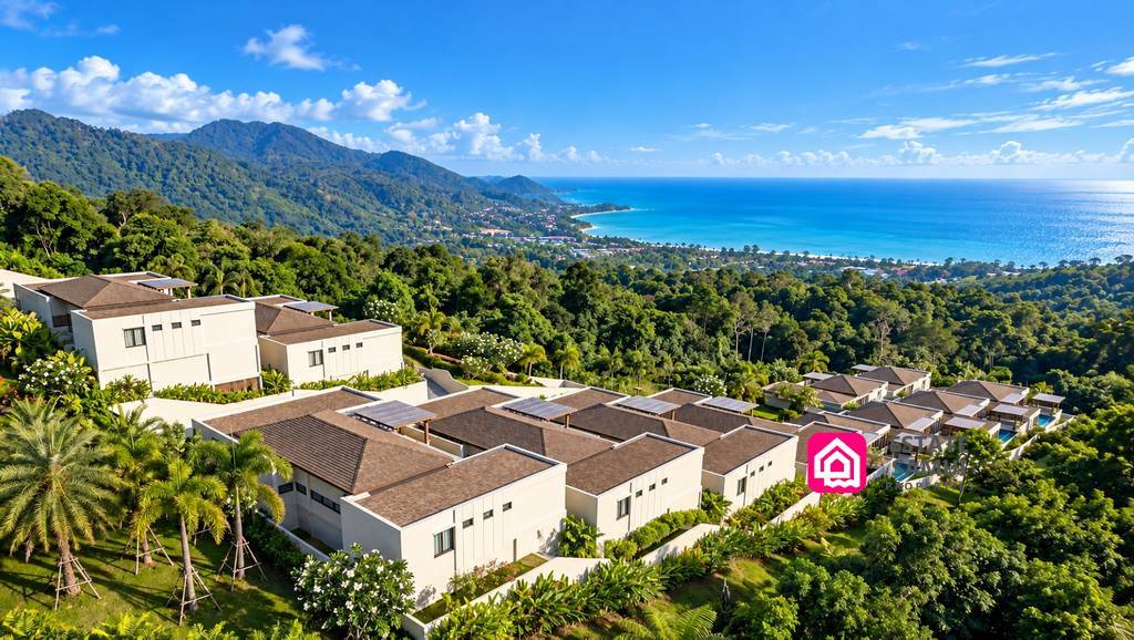 Koh Samui sea view villas overlooking Lamai’s coastline
