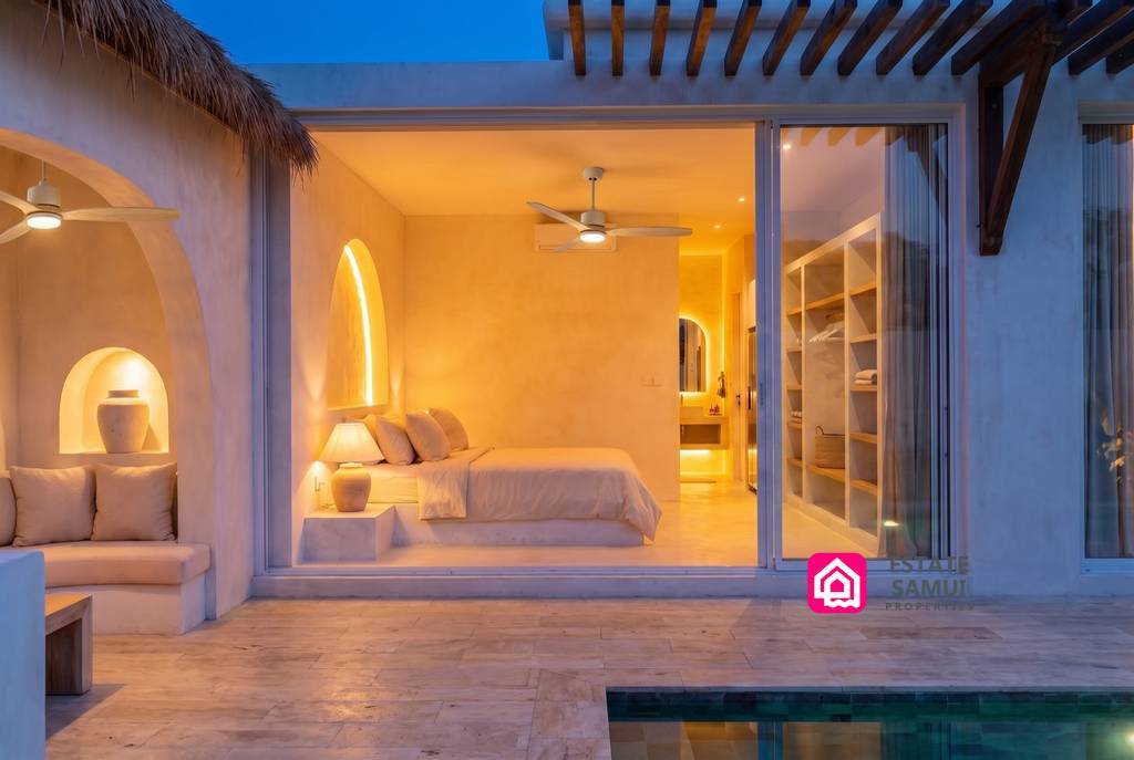 Boho Style Pool Villa