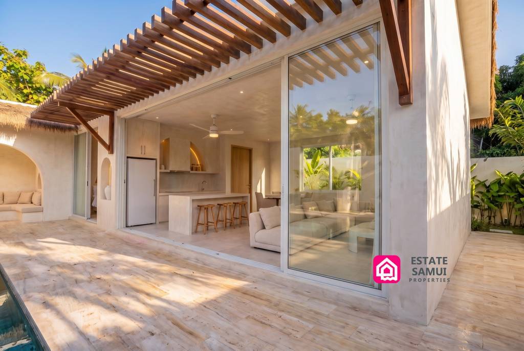 Boho Style Pool Villa