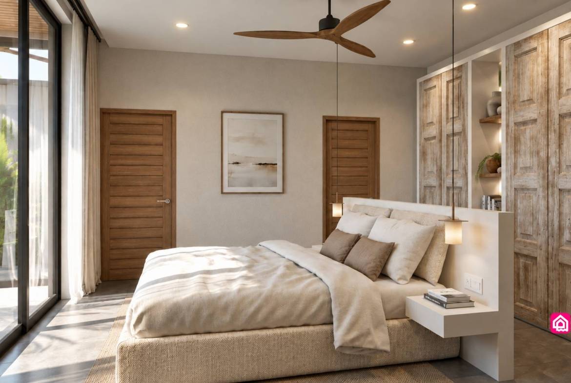 Fishermans Pearl Residence property rendering showing private pool and covered seating terrace.