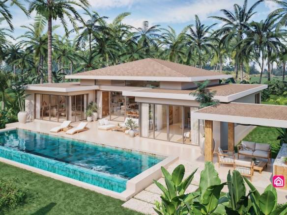 TERRA MARE VILLAS exterior with private pool and tropical landscaping