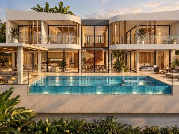 Wasana Villas Koh Samui exterior with private pool, upper balconies and covered terrace.